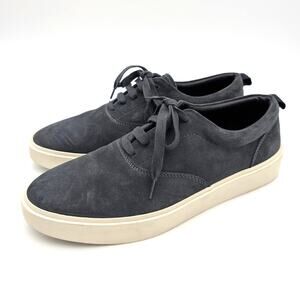 Nordstrom Evan Suede Low Top Sneaker Shoes Men's Grey Depths Size US9.5M EU42.5